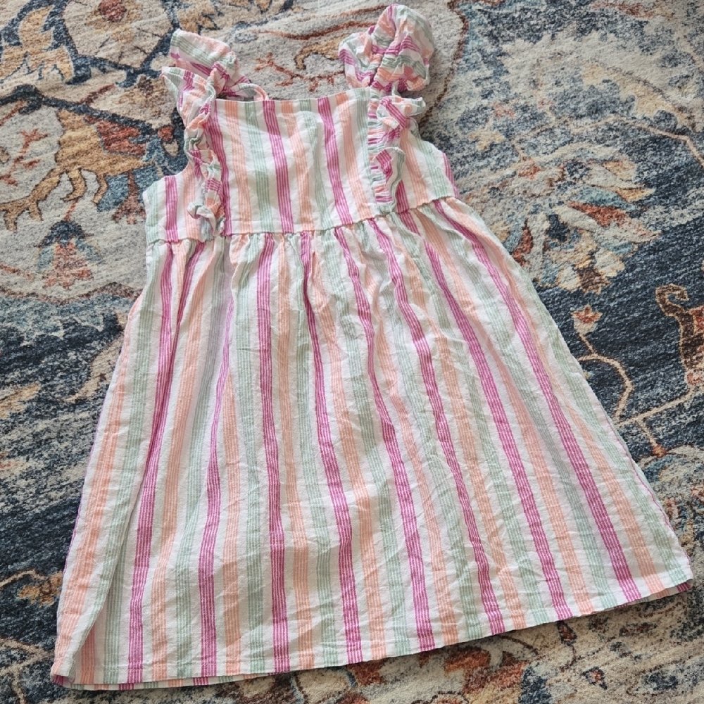 Carter's Multicolor Striped Kids Dress